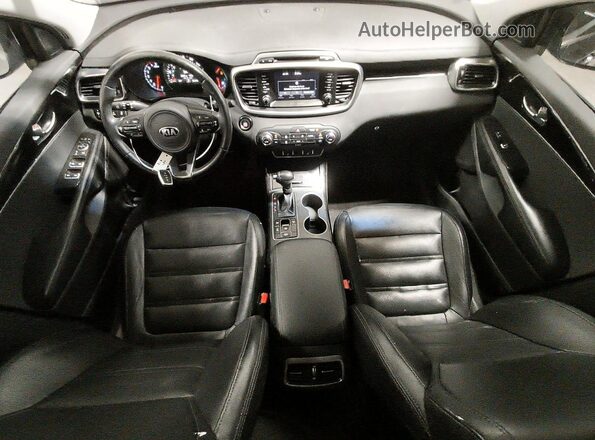 5XYPHDA16JG360245 2018 KIA SORENTO Black Dashboard view