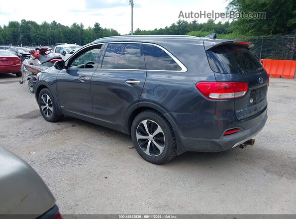 5XYPHDA17GG007019 2016 KIA SORENTO Gray Задня ліва чверть