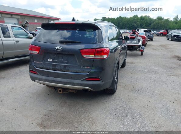 5XYPHDA17GG007019 2016 KIA SORENTO Gray Задня права чверть