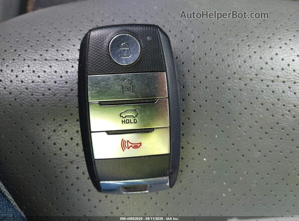 5XYPHDA17GG007019 2016 KIA SORENTO Gray Вид панелі приладів