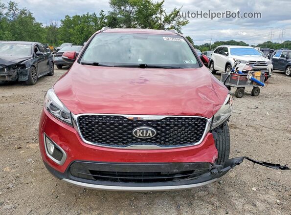 5XYPHDA17GG032065 2016 KIA SORENTO Красный Вид спереди