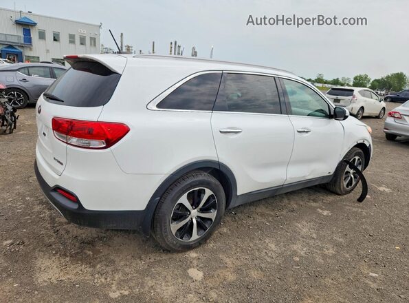 5XYPHDA17GG176389 2016 KIA SORENTO White Trasero derecho