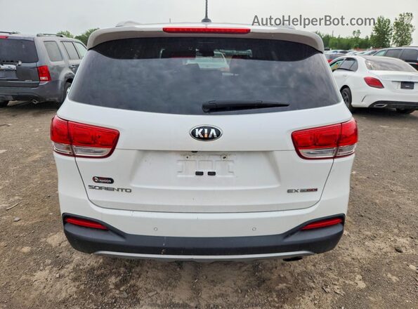 5XYPHDA17GG176389 2016 KIA SORENTO White Vista trasera