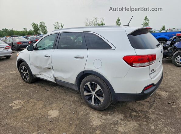 5XYPHDA17GG176389 2016 KIA SORENTO White Trasero izquierdo