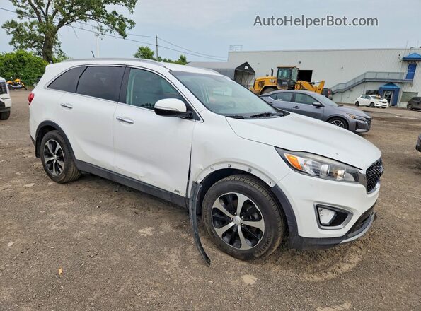 5XYPHDA17GG176389 2016 KIA SORENTO White Delantero derecho