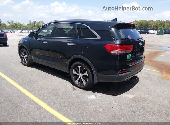 5XYPHDA19HG265902 2017 KIA SORENTO Black Tył lewy