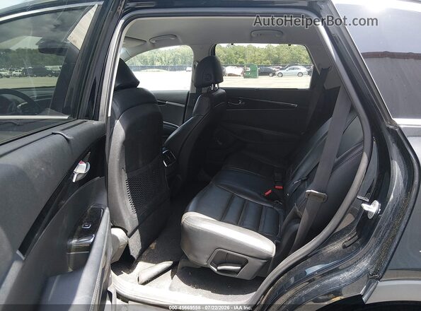 5XYPHDA19HG265902 2017 KIA SORENTO Black Widok naklejki z numerem VIN