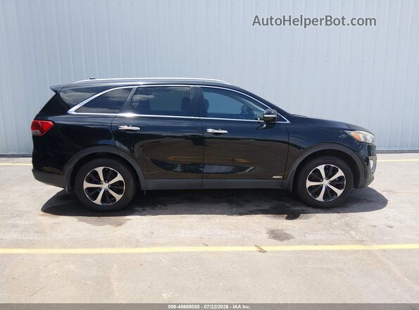5XYPHDA19HG265902 2017 KIA SORENTO Black Widok wnętrza z tyłu
