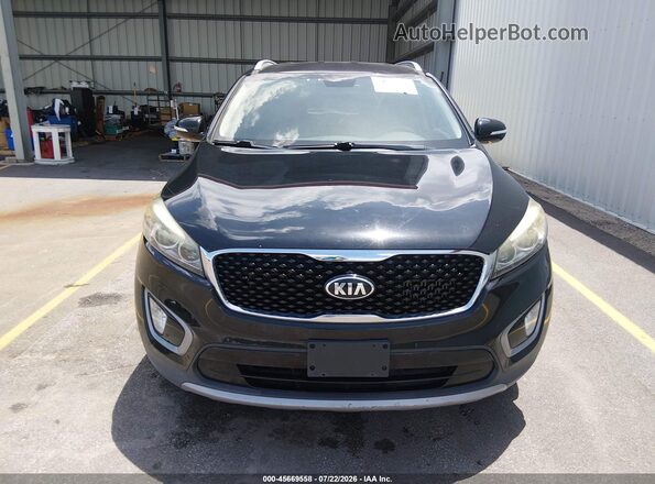 5XYPHDA19HG265902 2017 KIA SORENTO Black Widok zestawu wskaźników