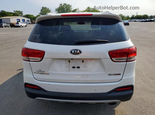 5XYPHDA1XGG025353 2016 KIA SORENTO Белый Вид салона спереди