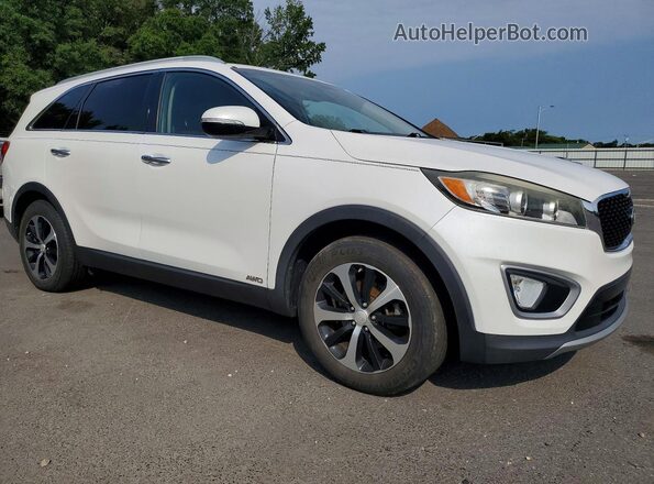 5XYPHDA1XGG025353 2016 KIA SORENTO Белый Вид спереди