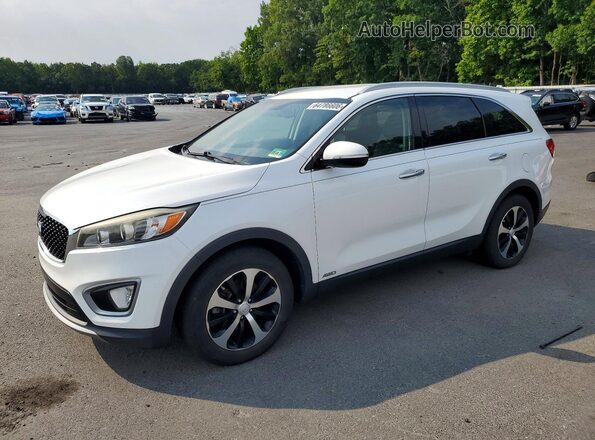 5XYPHDA1XGG025353 2016 KIA SORENTO Белый Задняя левая четверть