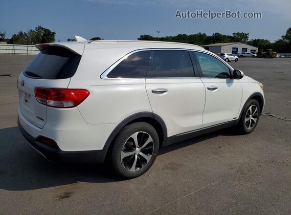 5XYPHDA1XGG025353 2016 KIA SORENTO Белый Передняя правая четверть
