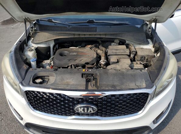5XYPHDA1XGG025353 2016 KIA SORENTO Белый Вид подкапотного пространства