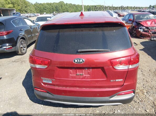 5XYPHDA1XGG029760 2016 KIA SORENTO Красный 