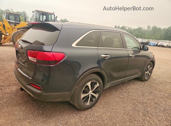 5XYPHDA50HG196584 2017 KIA SORENTO Blue Հետևի աջ