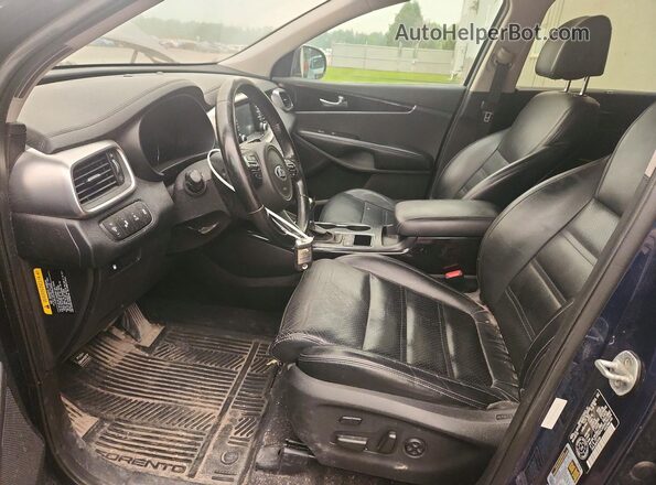 5XYPHDA50HG196584 2017 KIA SORENTO Blue Սալոնի դիմացի տեսք