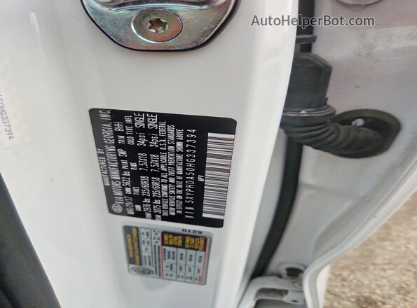 5XYPHDA50HG337394 2017 KIA SORENTO White VIN sticker view