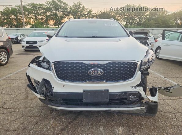 5XYPHDA50HG337394 2017 KIA SORENTO White Front view