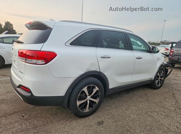 5XYPHDA50HG337394 2017 KIA SORENTO White Rear right