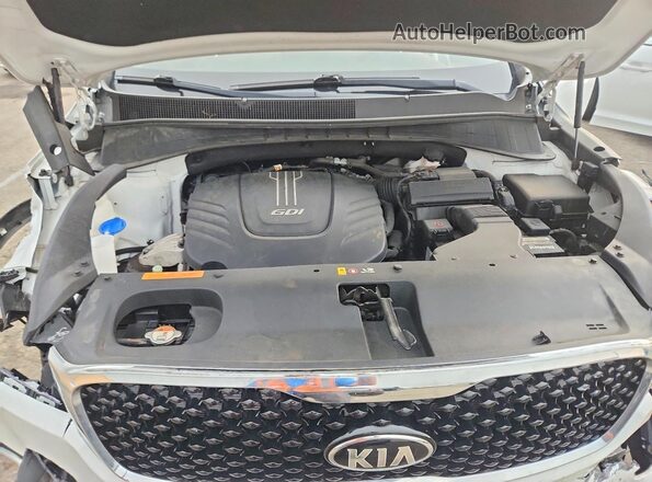 5XYPHDA50HG337394 2017 KIA SORENTO White Engine compartment view