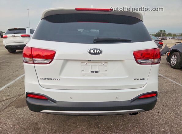 5XYPHDA50HG337394 2017 KIA SORENTO White Rear view