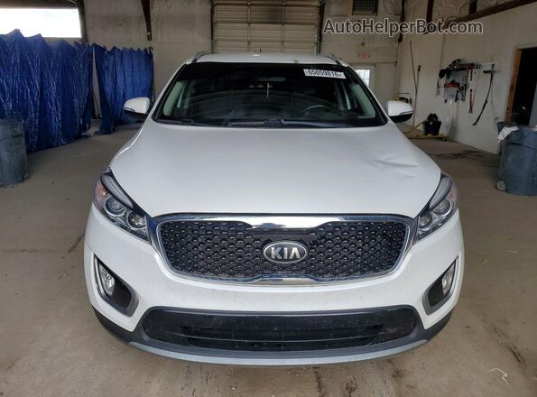 5XYPHDA50JG354170 2018 KIA SORENTO White Вид ззаду