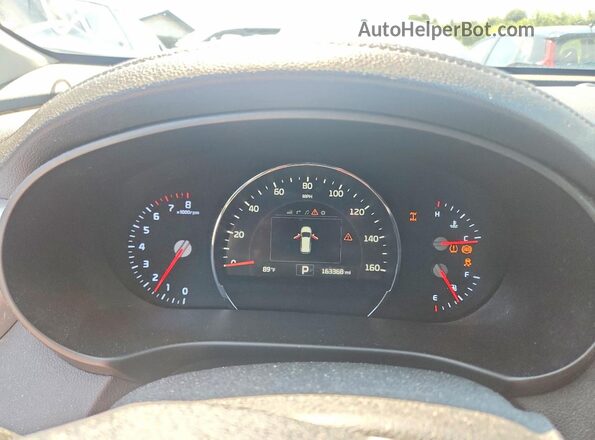 5XYPHDA51GG156433 2016 KIA SORENTO White Widok zestawu wskaźników