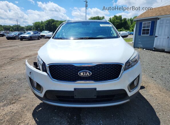 5XYPHDA51GG156433 2016 KIA SORENTO White Widok z przodu