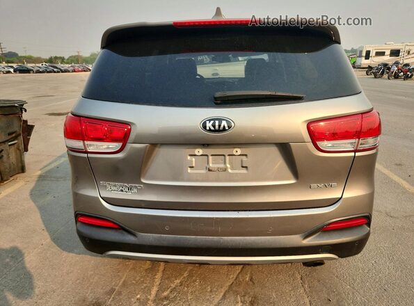 5XYPHDA51HG225512 2017 KIA SORENTO Brown Widok z tyłu