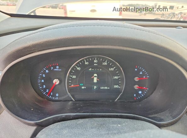 5XYPHDA51HG225512 2017 KIA SORENTO Brown Widok zestawu wskaźników