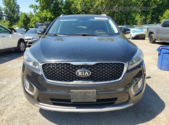 5XYPHDA51HG256212 2017 KIA SORENTO Black Вид спереду