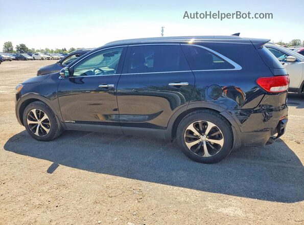 5XYPHDA51HG256212 2017 KIA SORENTO Black Задня ліва чверть