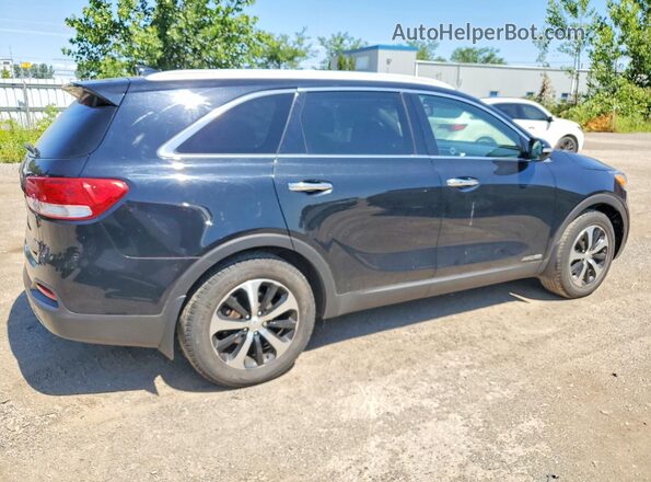 5XYPHDA51HG256212 2017 KIA SORENTO Black Задня права чверть