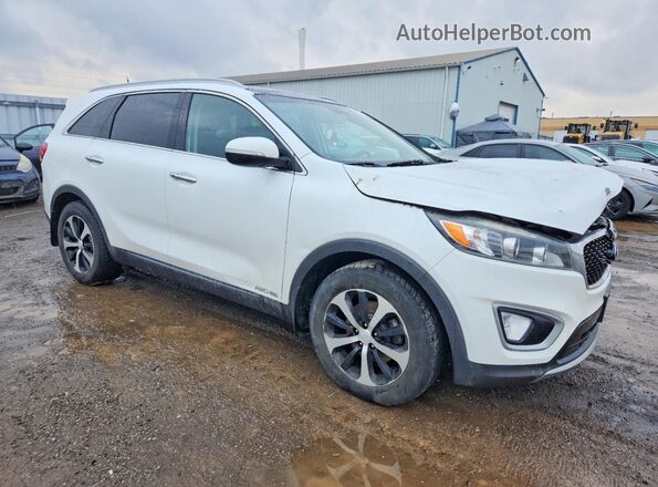 5XYPHDA51JG350418 2018 KIA SORENTO White Delantero derecho