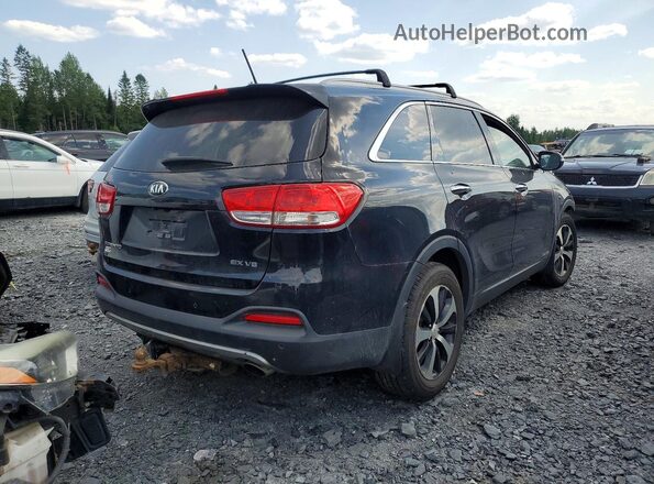 5XYPHDA52GG029500 2016 KIA SORENTO Black Trasero derecho