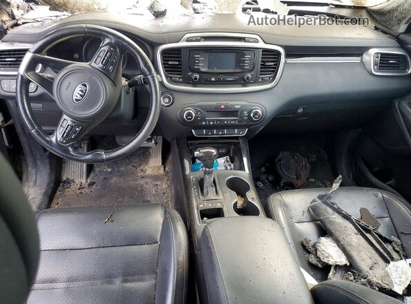 5XYPHDA52GG029500 2016 KIA SORENTO Black Vista del salpicadero