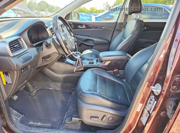 5XYPHDA52GG073724 2016 KIA SORENTO Burgundy 