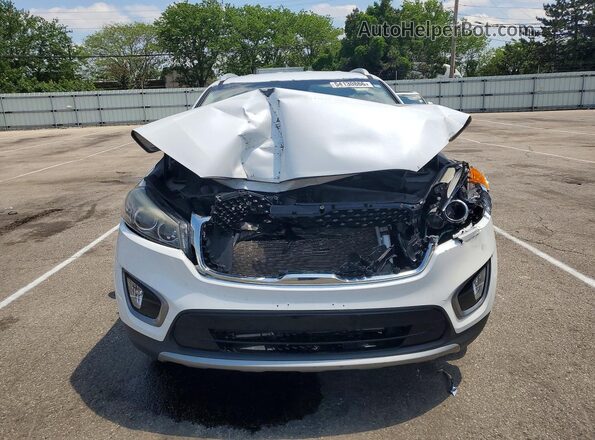 5XYPHDA52GG087865 2016 KIA SORENTO White Դիմացի տեսք