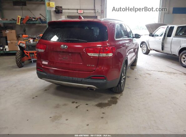 5XYPHDA52GG139706 2016 KIA SORENTO Red Հետևի աջ