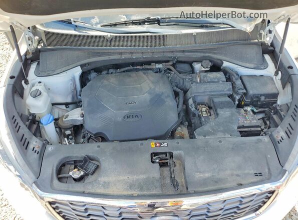 5XYPHDA52KG502787 2019 KIA SORENTO White Engine compartment view