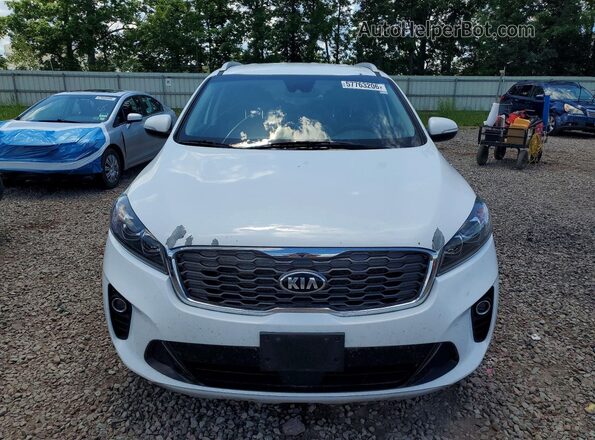 5XYPHDA52KG502787 2019 KIA SORENTO White Front view