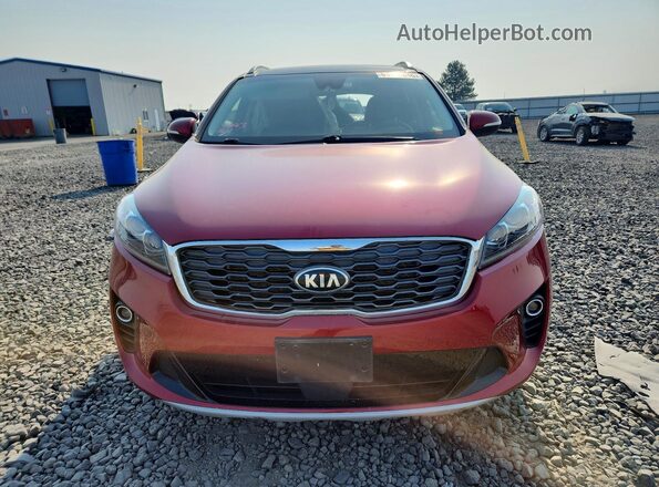 5XYPHDA52LG656580 2020 KIA SORENTO Red Vista frontal