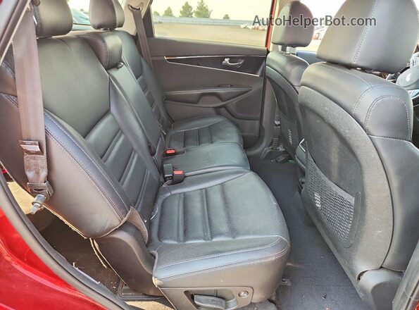 5XYPHDA52LG656580 2020 KIA SORENTO Red Vista interior trasera
