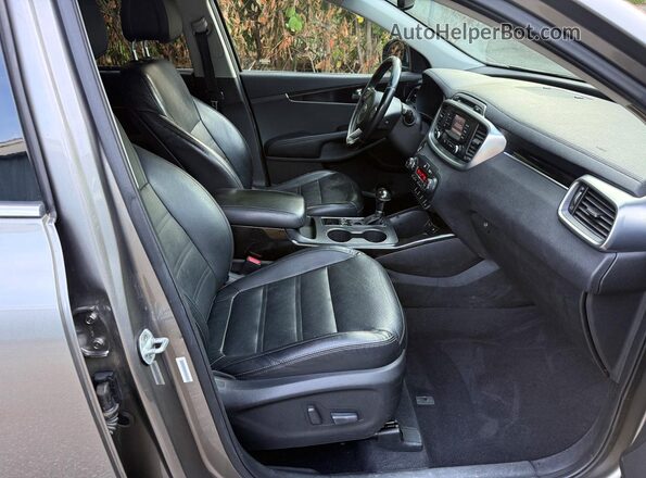 5XYPHDA53GG004895 2016 KIA SORENTO Charcoal წინა ხედი