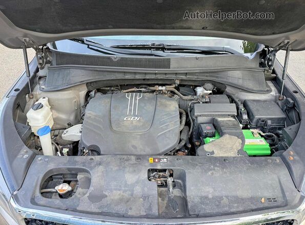 5XYPHDA53GG004895 2016 KIA SORENTO Charcoal წინა სალონის ხედი