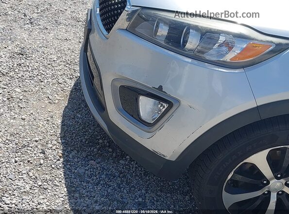 5XYPHDA53GG081895 2016 KIA SORENTO Silver Vista frontal