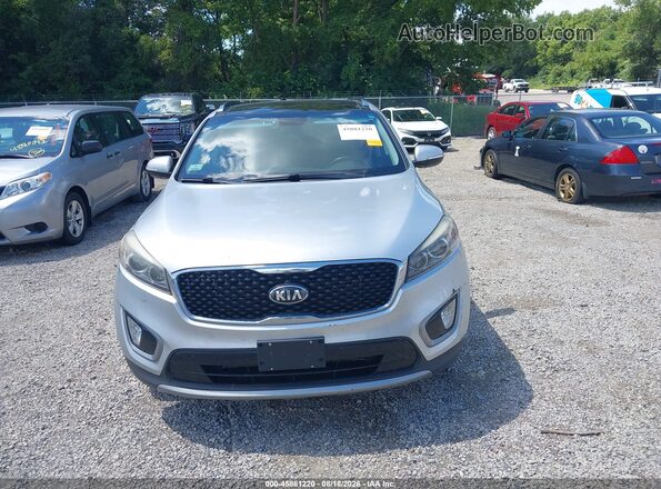 5XYPHDA53GG081895 2016 KIA SORENTO Silver Vista del cuadro de instrumentos