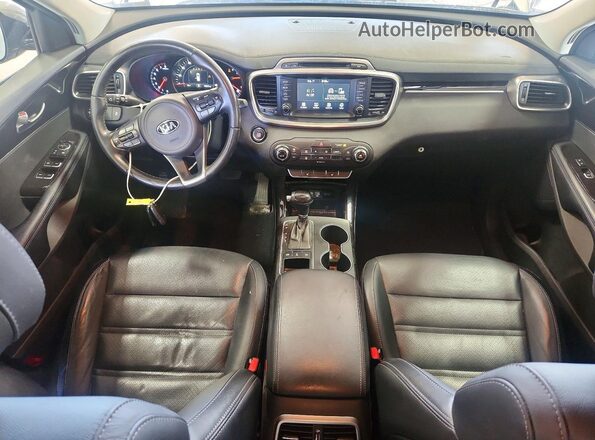 5XYPHDA53HG270130 2017 KIA SORENTO Желто-коричневый Вид панели приборов