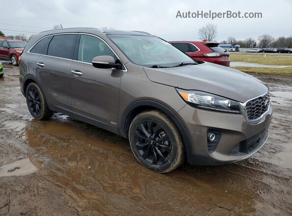 5XYPHDA53LG633258 2020 KIA SORENTO Brown Front right